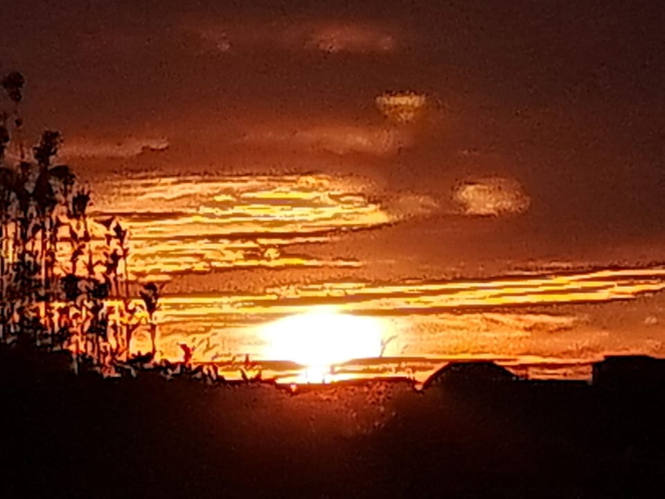 Sunset from the deck or lounge
