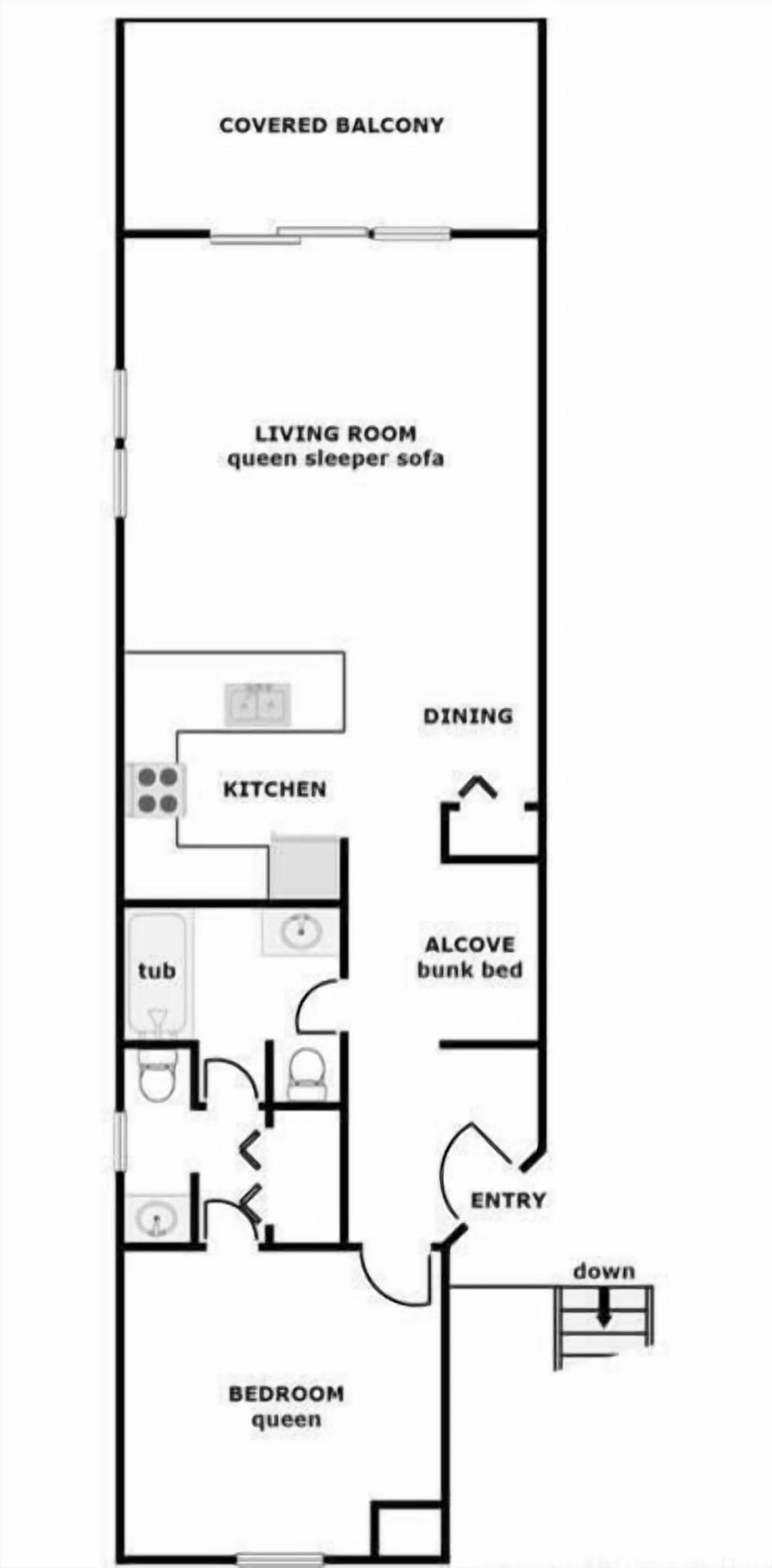 A Wave Away Floor Plan