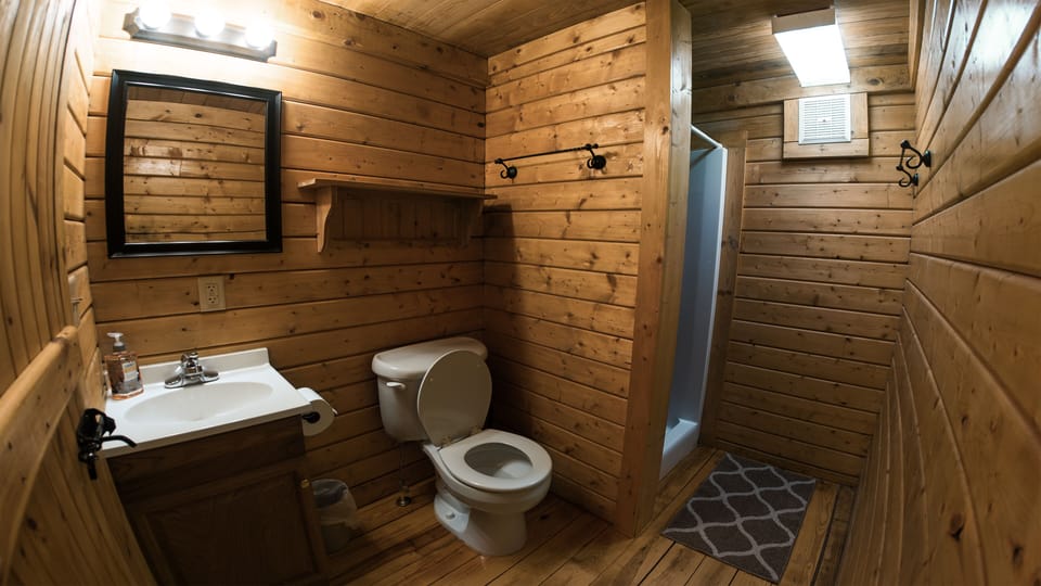 cabin bathroom