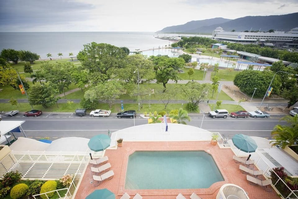 Choice of Resort Pool (foreground) or Esplanade Pool (background)