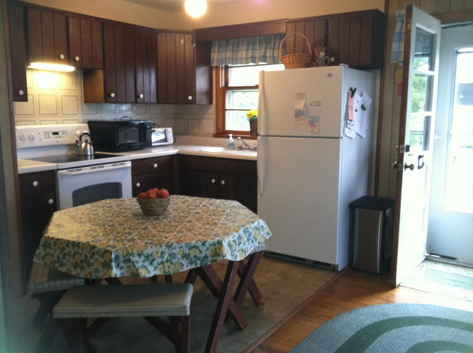 kitchen viewed from living room 
