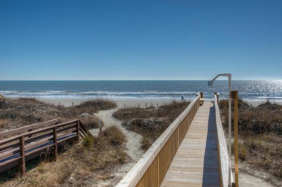 You'll have your own private walkway to the beach complete with outdoor shower.