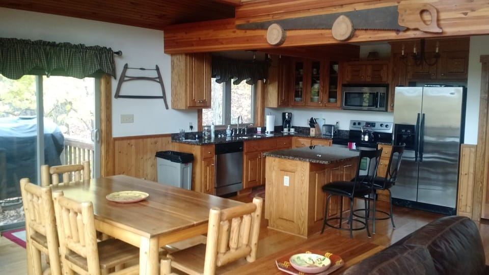 Kitchen and dining area