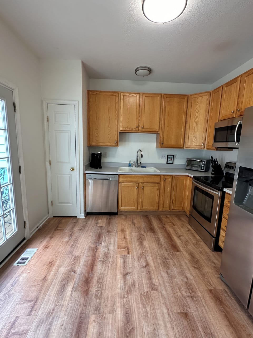 Kitchen- new LVP flooring