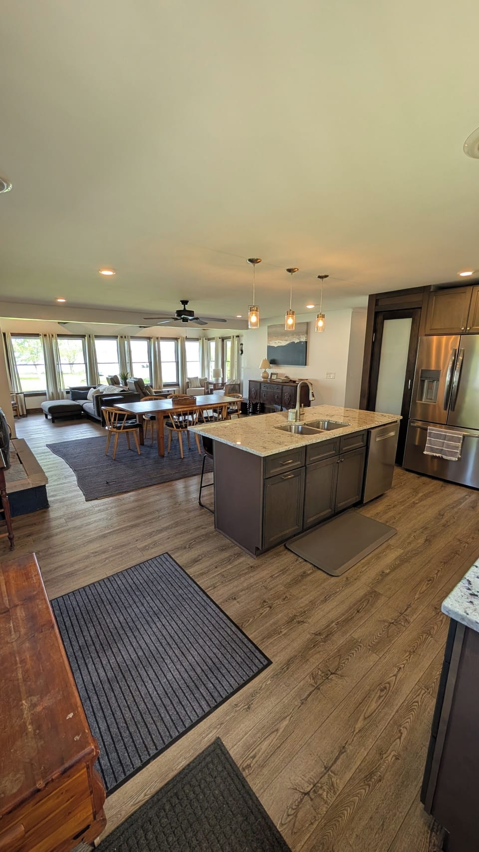 Open Concept Kitchen, Dining, Living Room