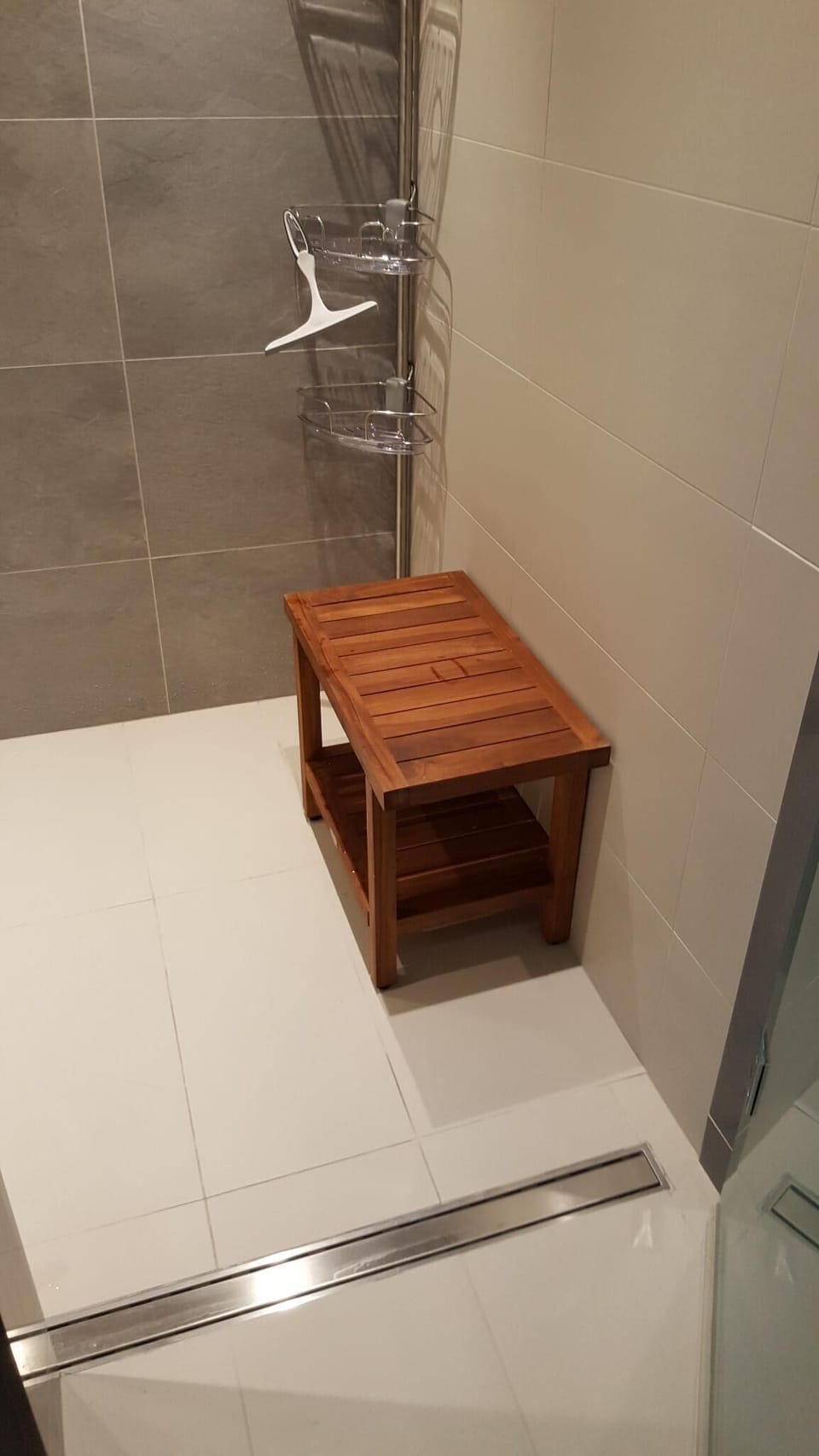 Bathroom #1 - Heated floors with space for wheel chair if needed.