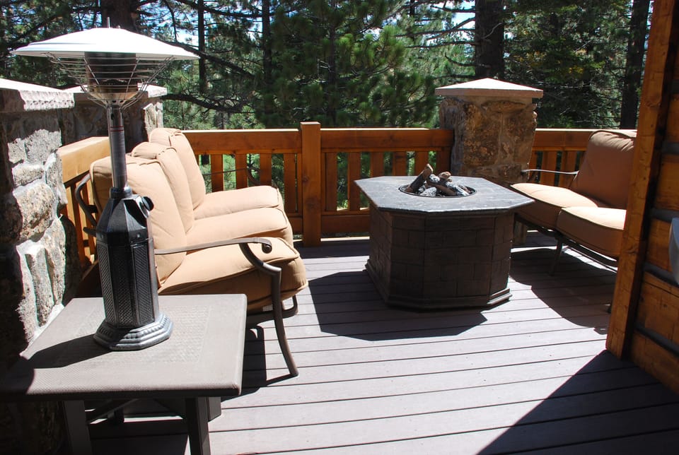 Outside deck-upper level