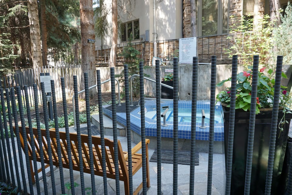 Hot tub right out your front door!