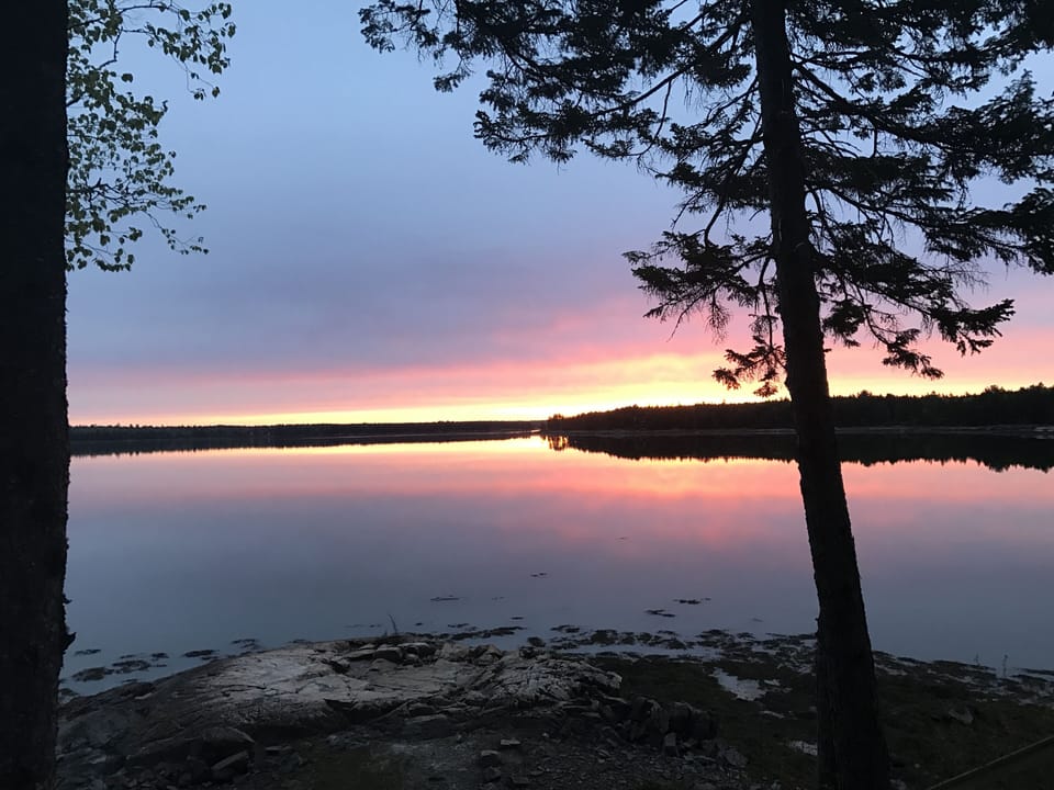 Sunrise on our property