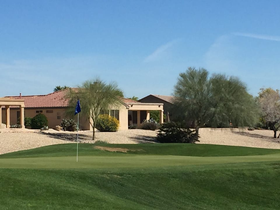 View from the 6th Green to the back patio.