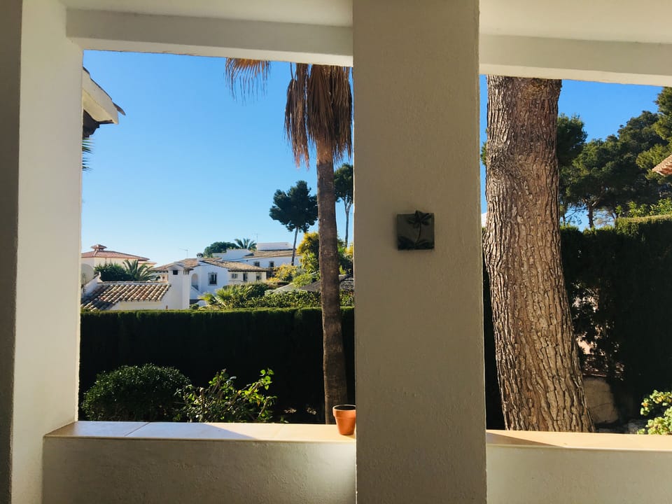 Side view from Naya patio 