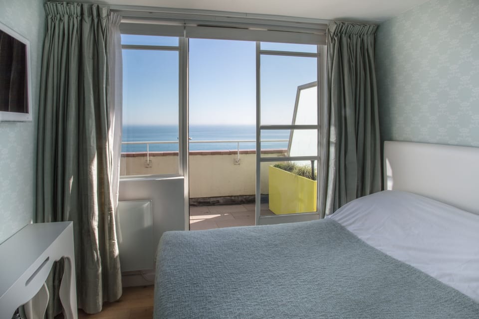 Beautiful sea views from the bedroom