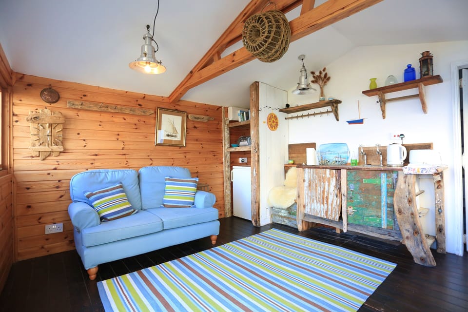 Summer house lounge area