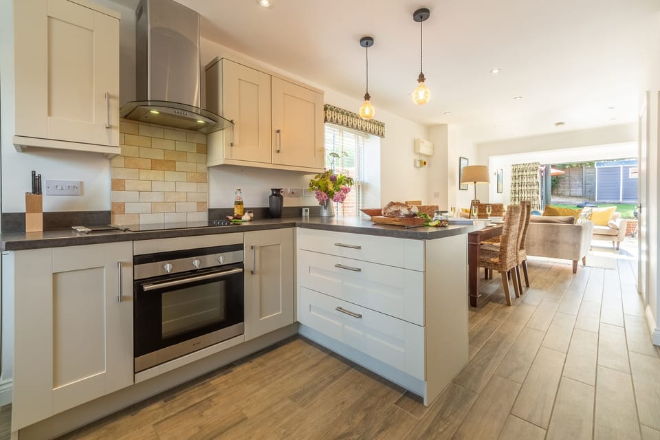 Ground floor: Open-plan living area