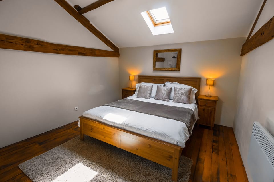 The generous upstairs king size double