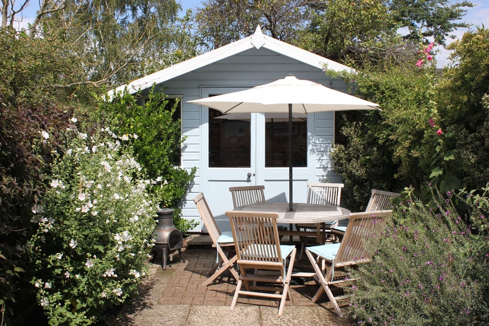 The garden in summer