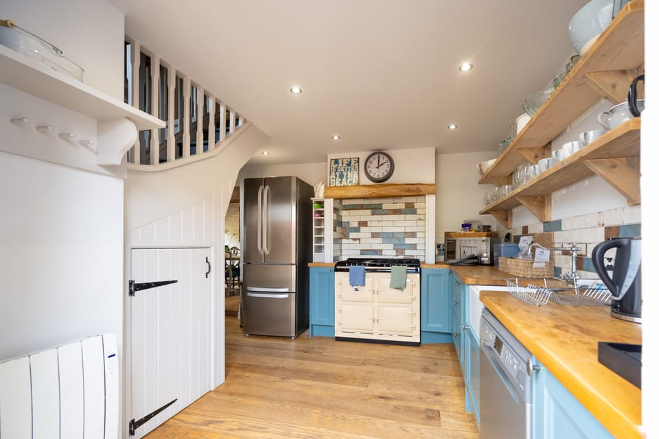 Ground floor: The kitchen has plenty of character