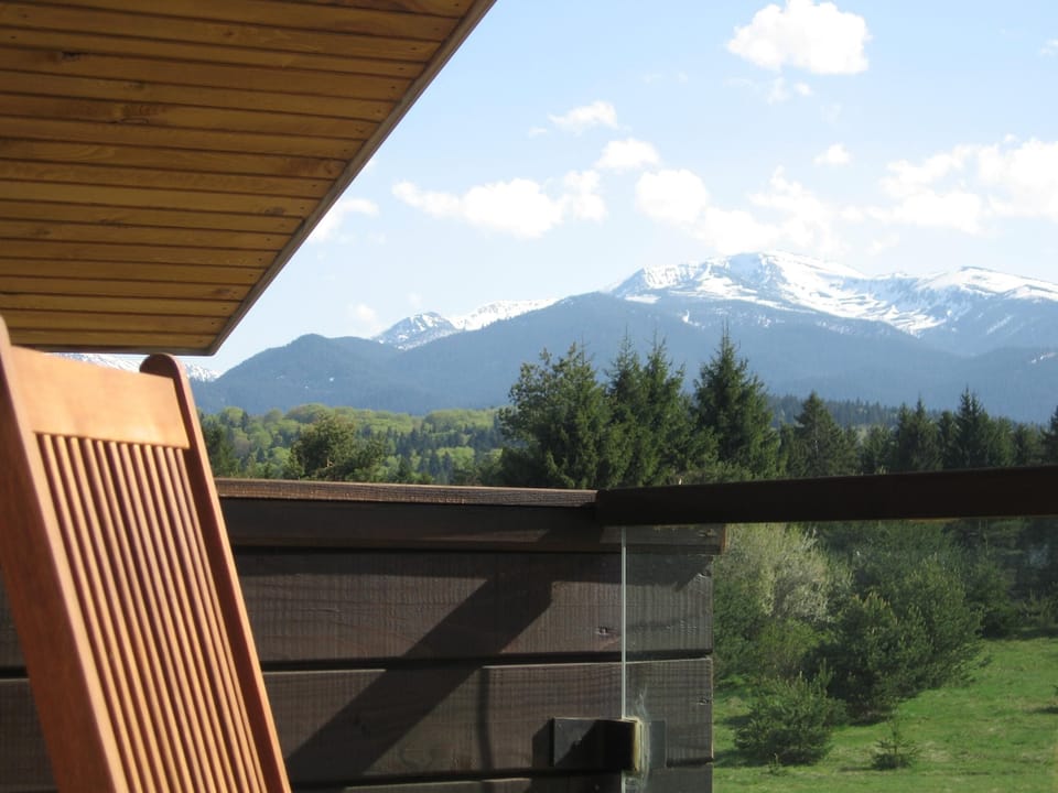 Spring/Early Summer View from Top Floor Balcony