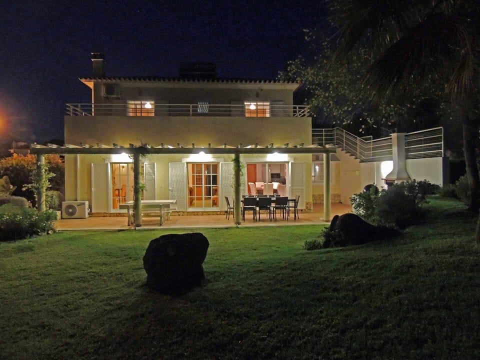 The gated pool area