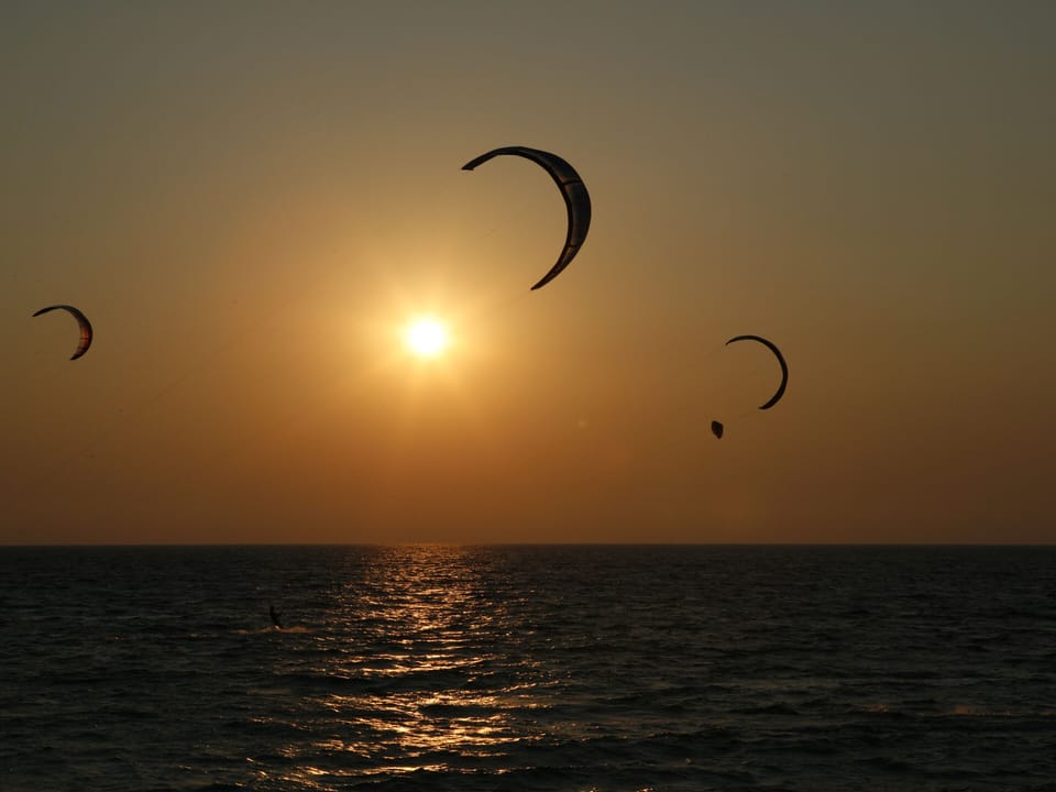 Amazing kite surfing spot just 100 meters from the villa
