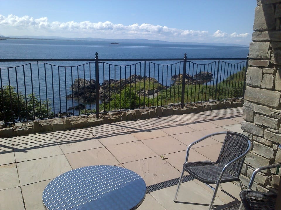 View from outside kitchen