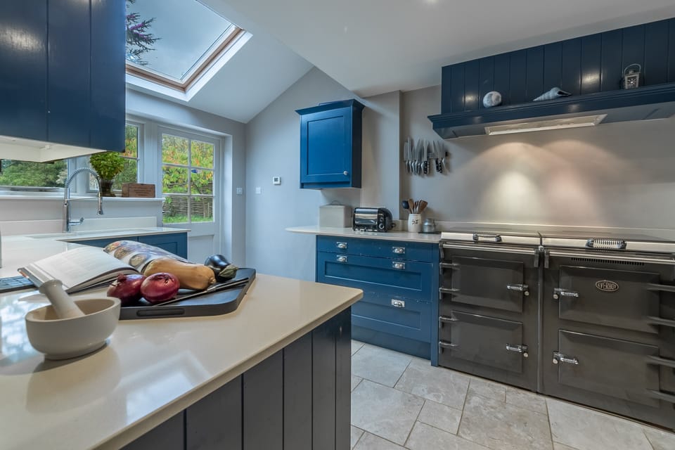 Ground floor: The kitchen is light, bright and well equipped