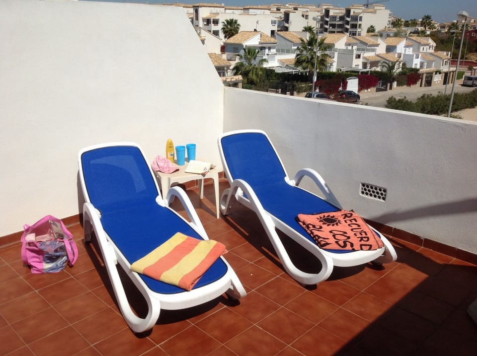 2nd floor private sun terrace