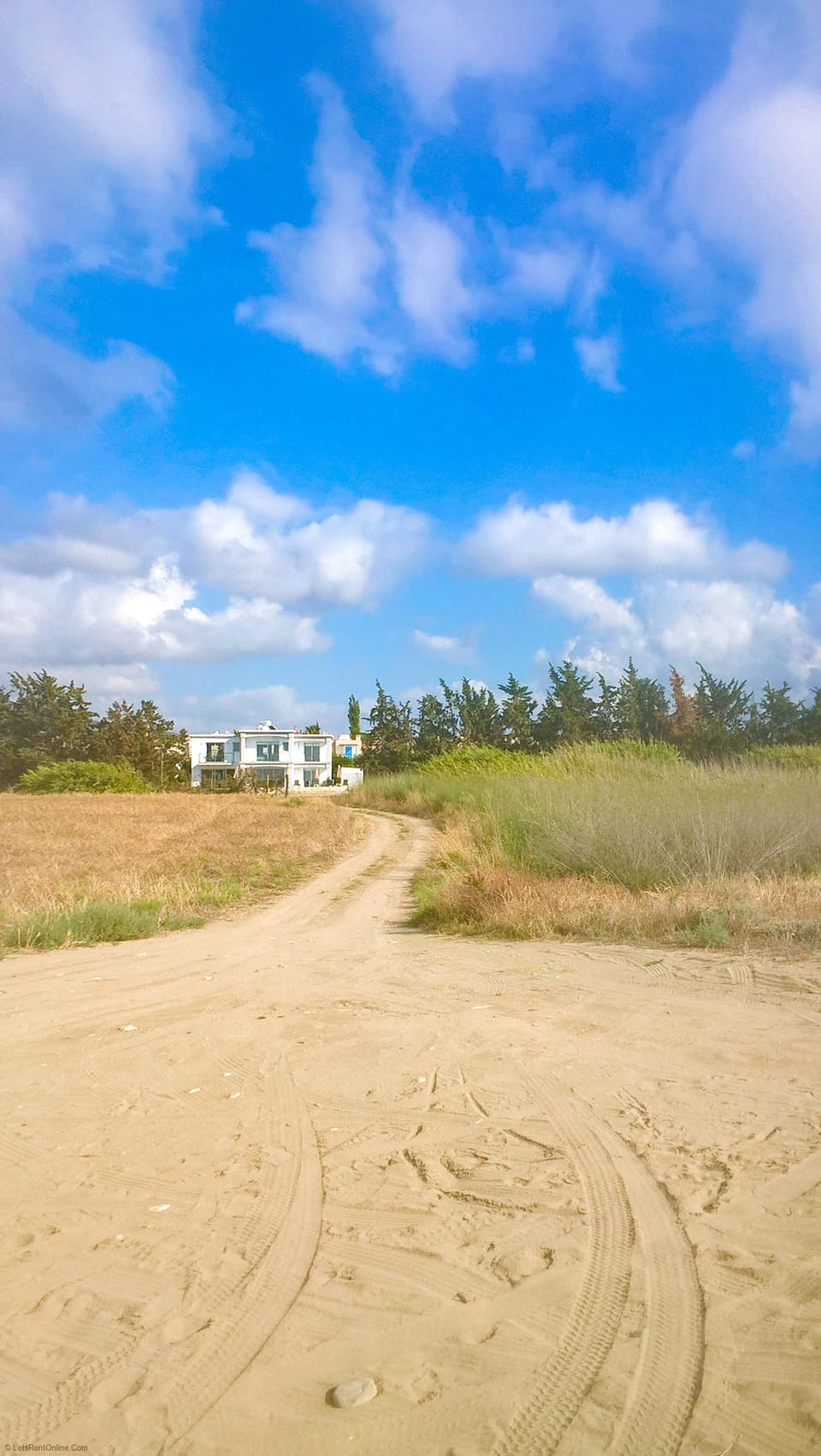 Villa from Sandy Beach