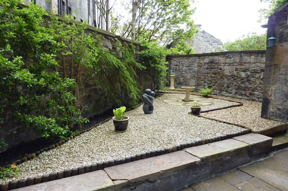 Small private garden