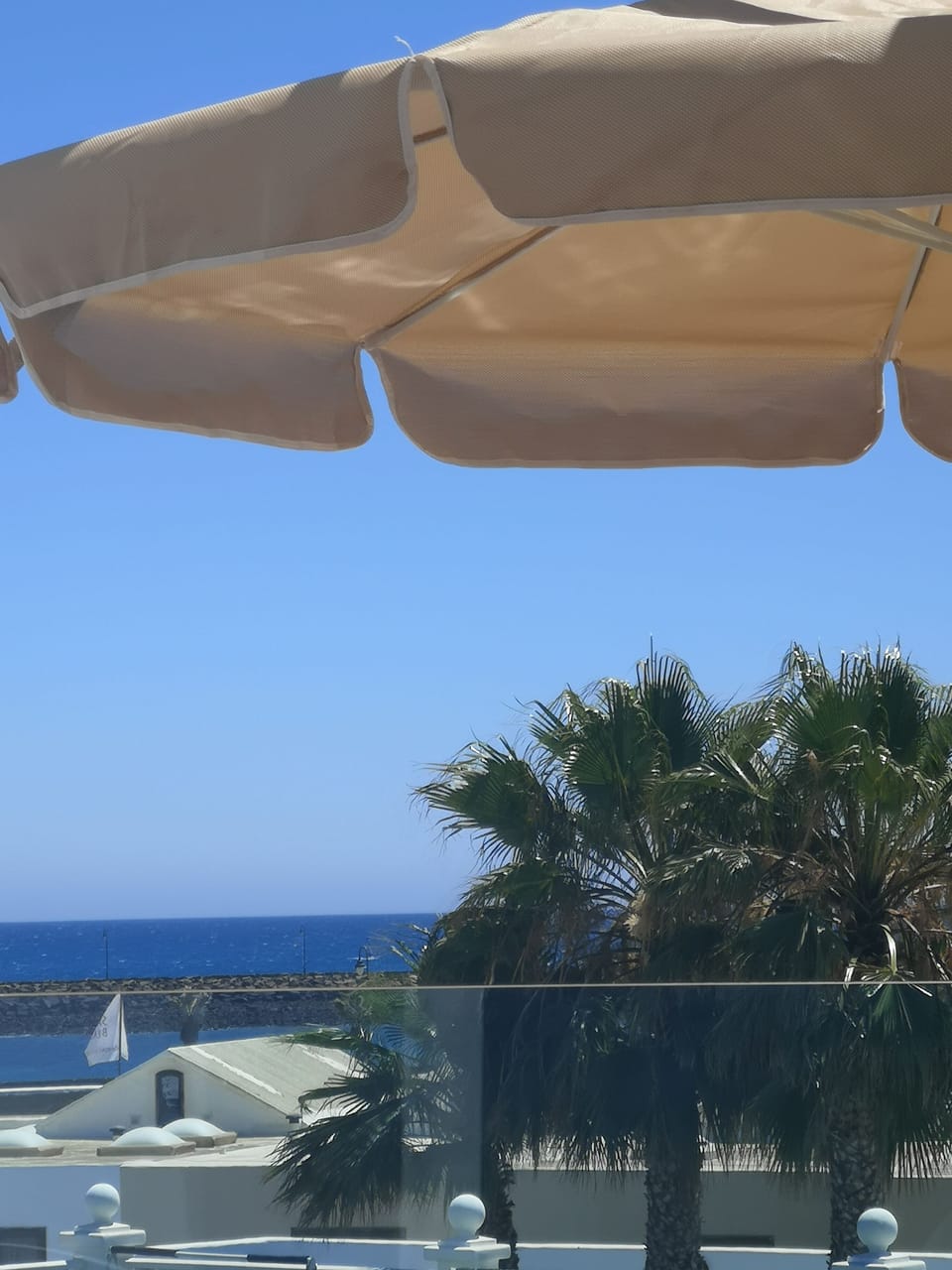 Beautiful view of the Atlantic, even when indoors