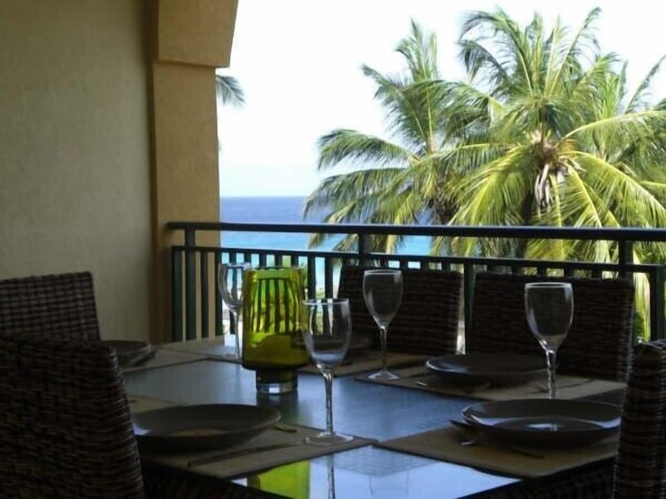 Dining on the Balcony