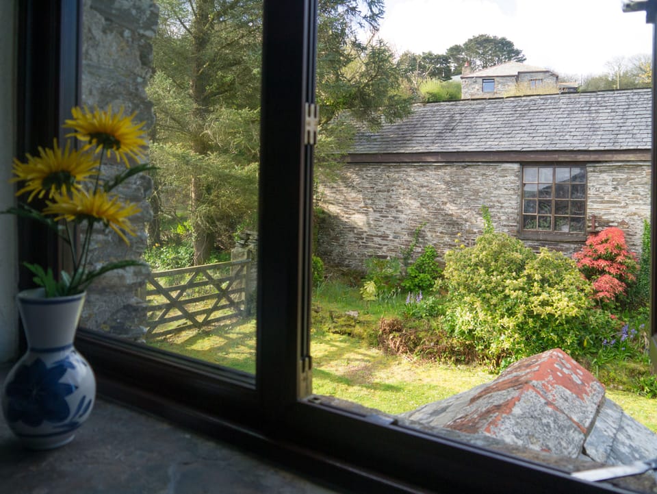 View of garden from double bedroom 
