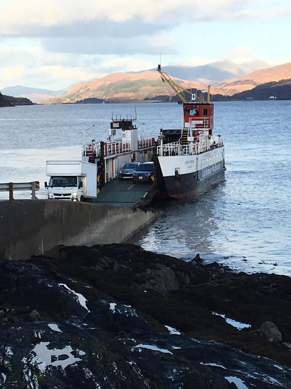 Car ferry from Oban