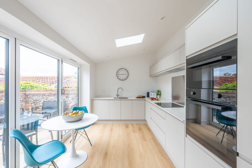 Ground floor: A light-filled and well-equipped kitchen