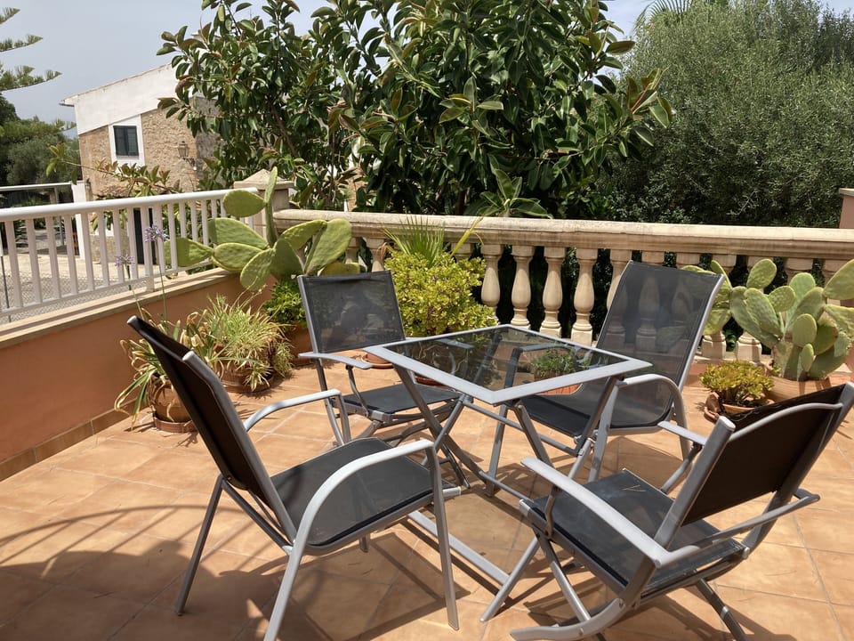 Back patio for sundowners