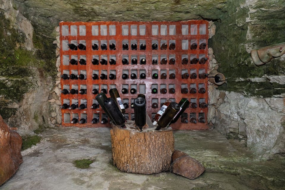 A wine cellar to impress.