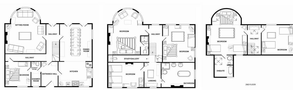 Quay House Master Bedroom En-suite