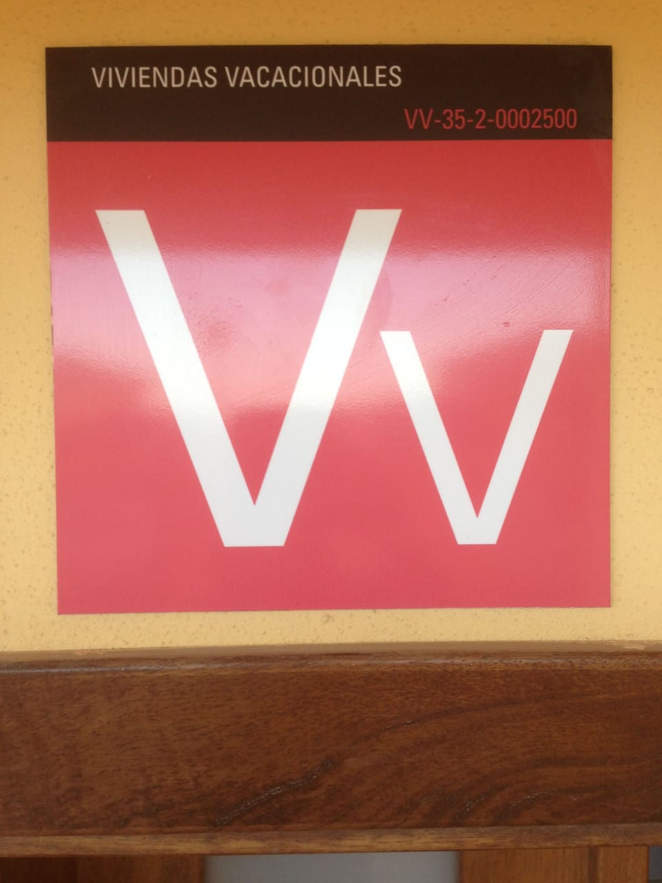Touristic Licence Number - VV-35-2-0002500