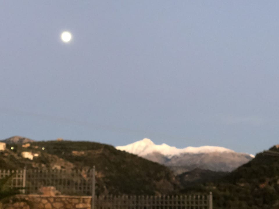 Snow on Taygetos

