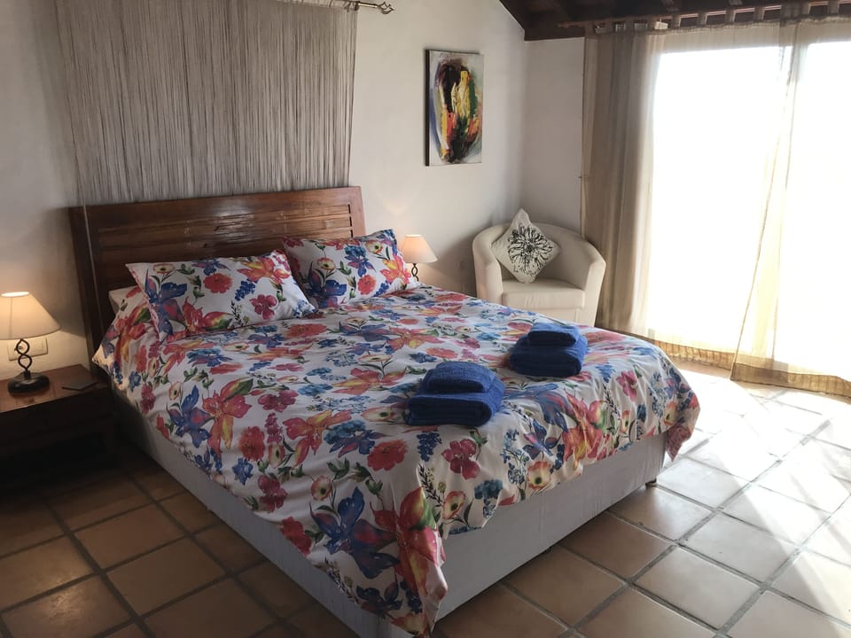 Master bedroom towards private terrace
