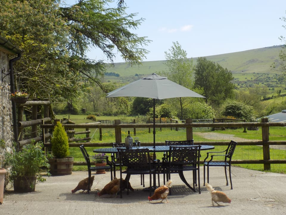 Dine alfresco in the courtyard and take in the stunning views of Dartmoor.