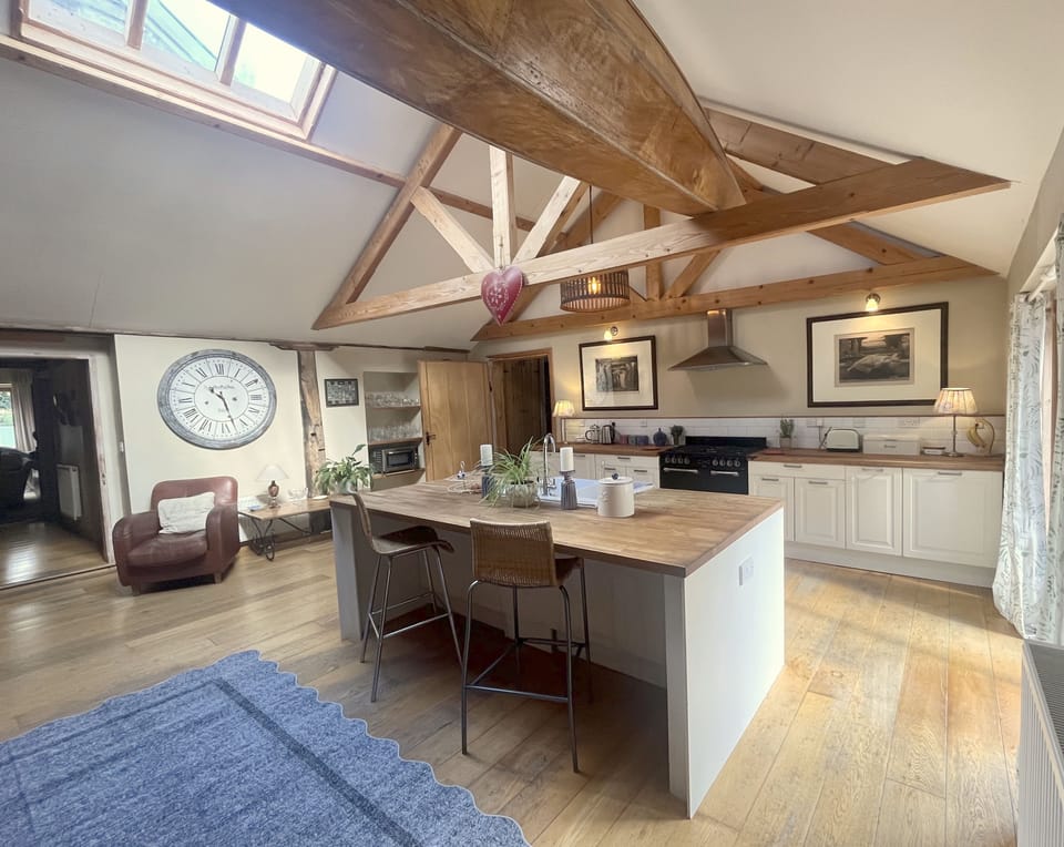 Kitchen through to sitting room