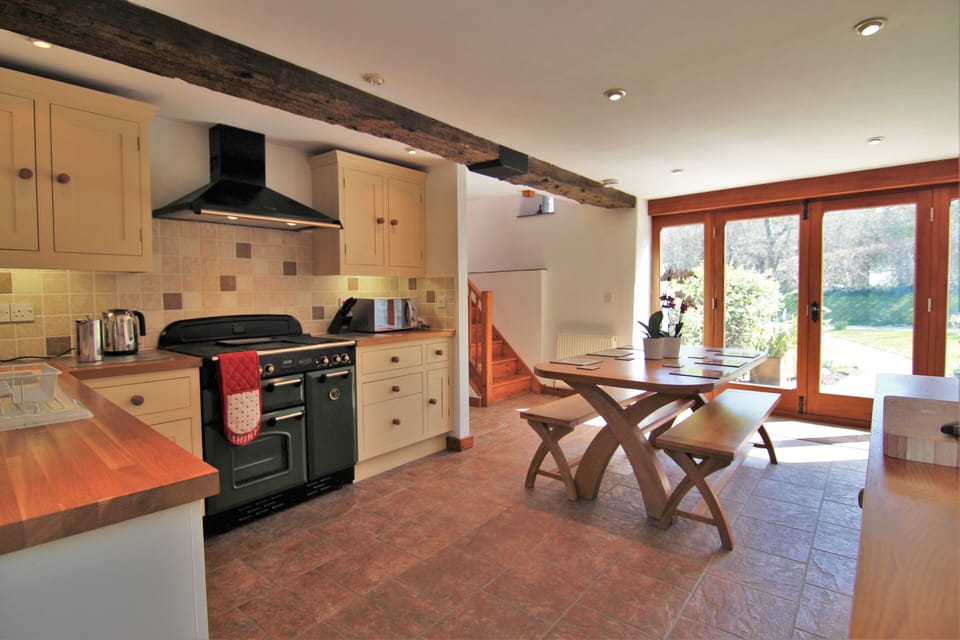 The kitchen at Cote Barn