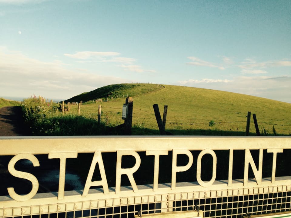 Startpoint - heading to the lighthouse