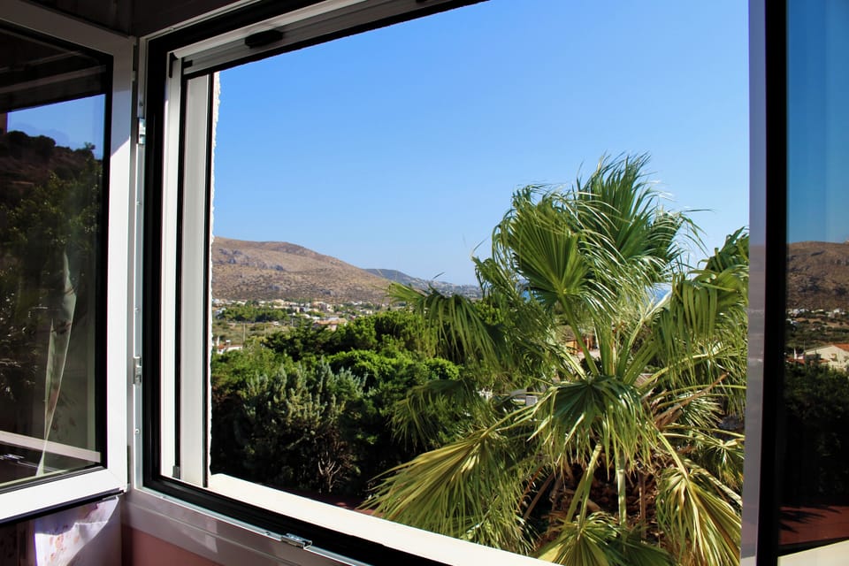 View from bedroom window 