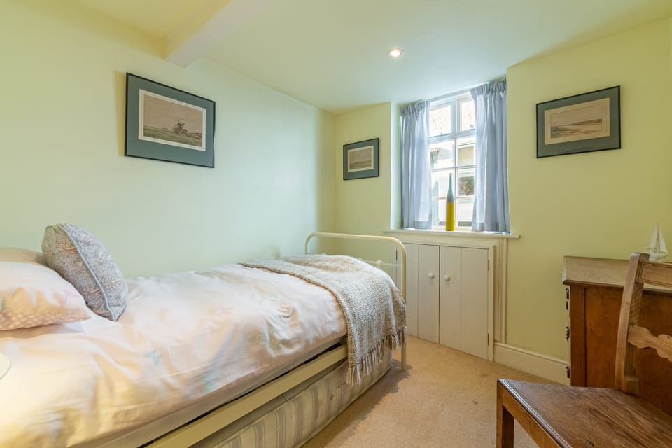 Ground floor: Bedroom four with single bed