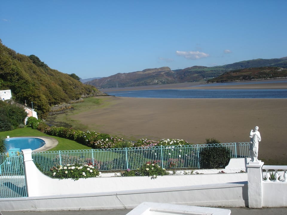 View from hotel at Portmerion village