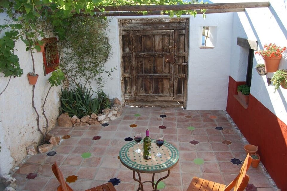 The Andalucian style courtyard