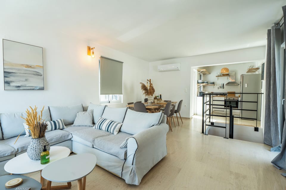 Living room provides a cosy space to relax. 