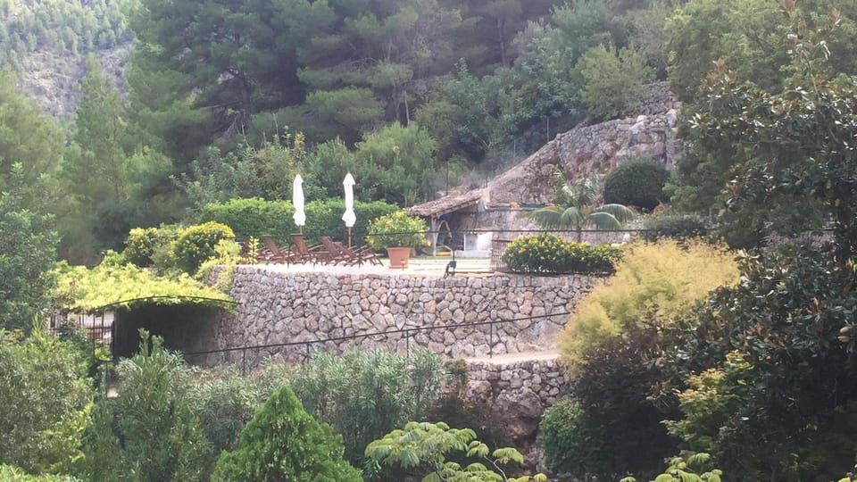 Pool seen from the Veranda
